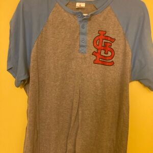 St. Louis Cardinals quarter button down T-shirt